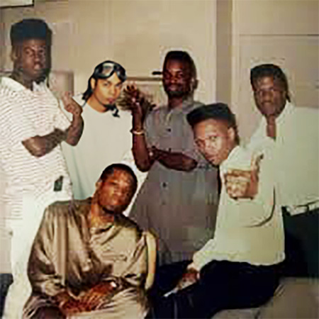 Bell Biv DeVoe — Ricky Bell, Michael Bivins и Ronnie DeVoe в студио по време на ерата Poison
